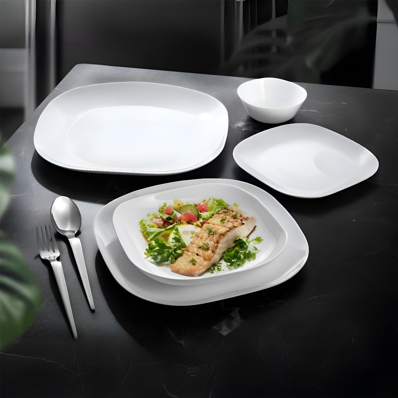 Zamrud Marble Dinner Set