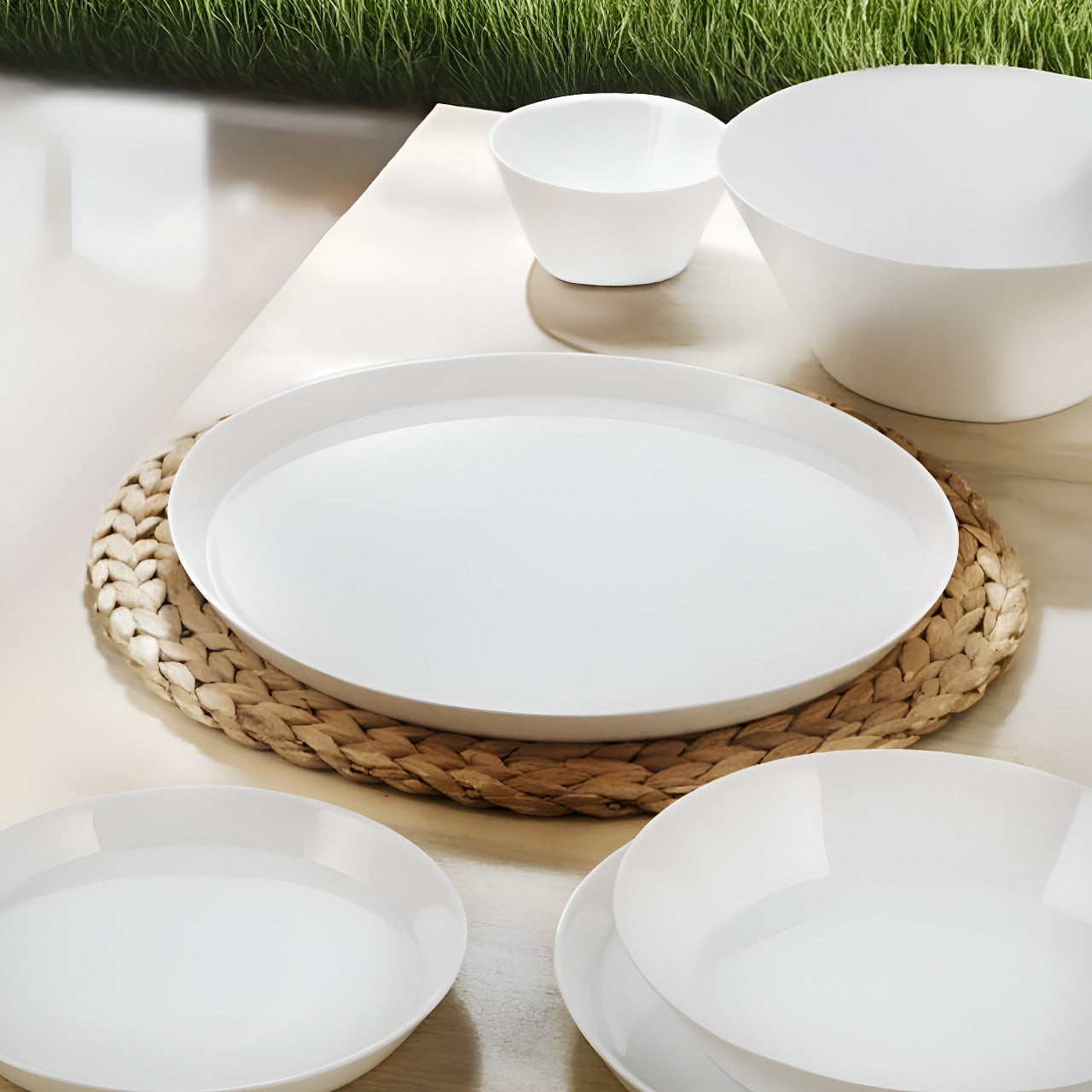 Mehekti Marble Dining Set